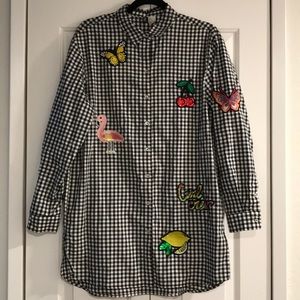 H&M long shirt/dress size 8